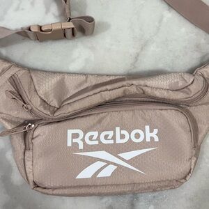 Beige Hexagon Pattern Belt Bag